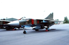 Original colour slide MiG-23ML Flogger 20+30 of JG-9 East German Air Force