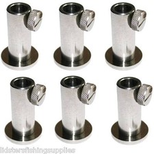 6 x New Stainless Steel Stage Stands for Platform Carp Fishing For Bank Sticks 