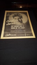 Carol Jarvis My Heart Has A Mind Of Its Own Rare 1957 Promo Poster Ad Framed!