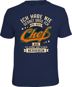 Herren TShirt bedruckt Kein besserer Chef lustige Geschenke für