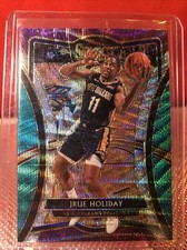 2019 - 2020 Panini Select Jrue Holiday Premier Level Teal Purple Prizm Wave #151