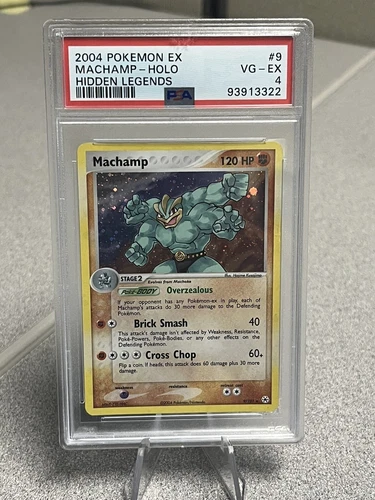 2004 Pokemon EX Machamp Holo #9 PSA 4