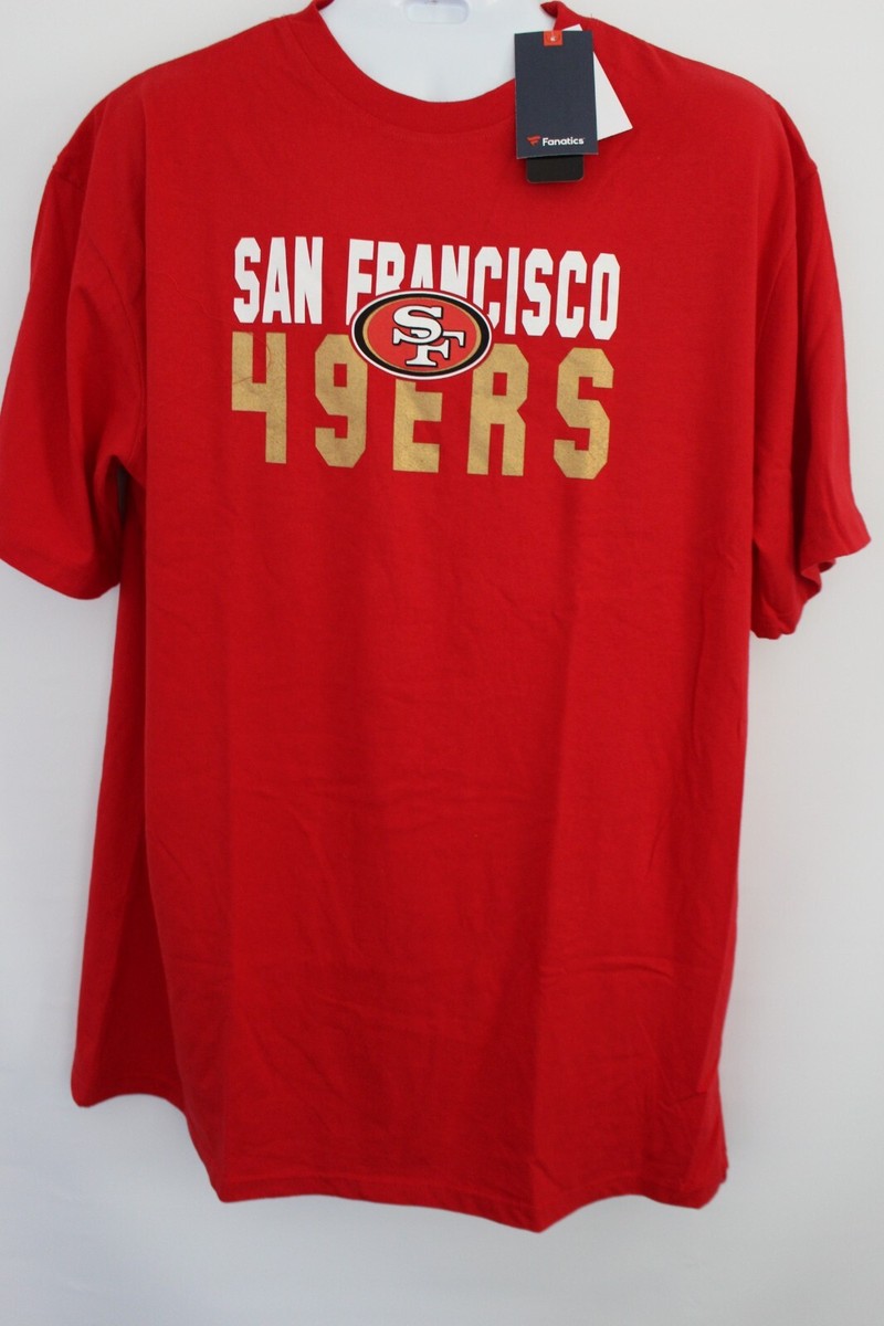 SAN FRANCISCO 49ERS NFL RED S/S T-SHIRT SZ: XLT NWT | eBay