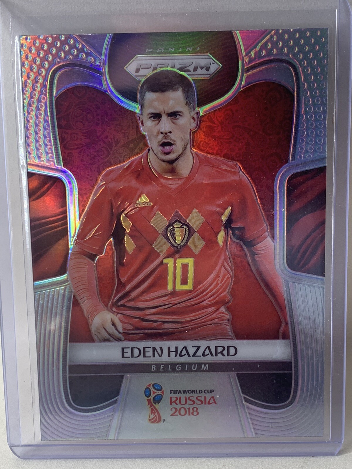 2018 Panini Prizm World Cup Prizms Silver #13 Eden Hazard