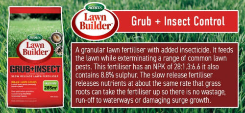 Scotts Lawn Builder 4kg Grub And Insect Control Fertiliser - Picture 2 of 3