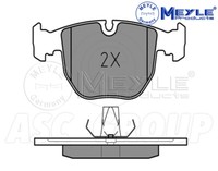 Meyle Bremsbelagsatz, Vorderachse Mit Anti Quietsch Platte 025 214 8619