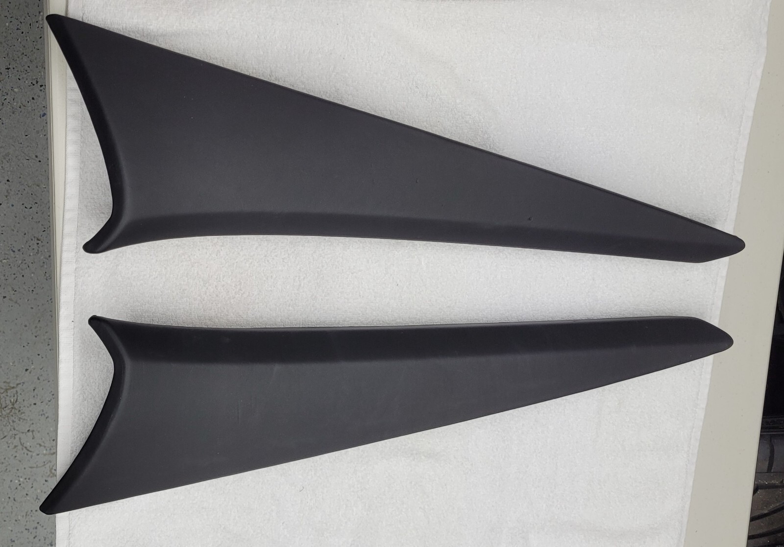 LAMBORGHINI AVENTADOR UPPER DOOR PANEL TRIM OEM LEATHER SILL WINDOW ROOF SIDE