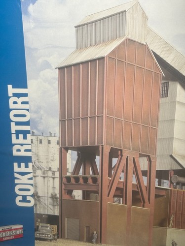 COKE RETORT OVENS - EMPIRE GAS WORKS HO Scale KIT 933-2910 NEW OOP SEALED - Picture 8 of 8