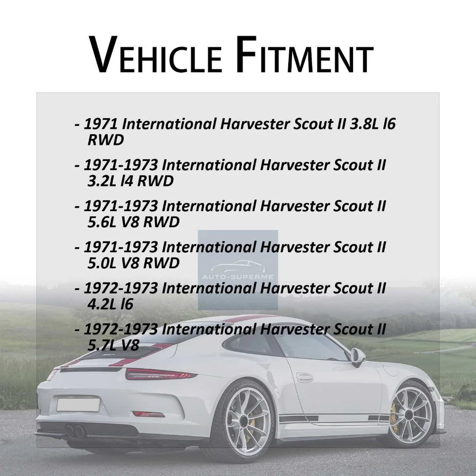 Juego de 2x mangueras de freno delanteras International Harvester Scout II 1972 1973 5,7 L Foto 2 de 4