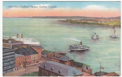 Kanada; Blick von Dufferin Terrasse, Quebec PPC aus Kanada Serie unbenutzt, um 1910