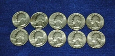 1776-1976 Bicentennial Washington Quarters (10-Coin Lot) ✯