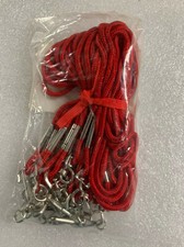 GBC 3748015 Round Lanyard With Swivel Hook Red rope 12 count