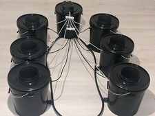 6 POT RDWC DEEP WATER CULTURE 25L Bubbler Bubble Hydroponics dwc System Gro Pro