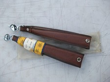 NOS PANIC STRAPS WITH HOOKS SUIT FX 48-215 FJ HOLDEN IN BROWN TRIM HANDLES NASCO