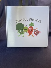 New Playful Friends Kids Plates 10 Melamine. Healthy Mindset. BPA Free.