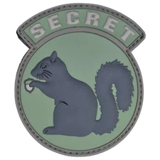 MSM SECRET SQUIRREL MILSPEC MONKEY TACTICAL ARMY FOREST PVC HOOK MORALE PATCH