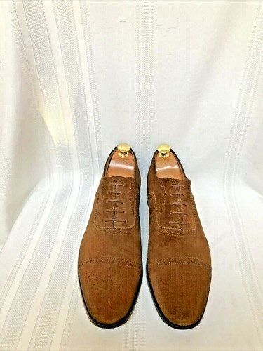 suede cap toe oxford