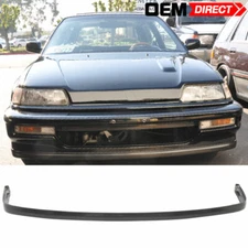 Fits 90-91 Honda Civic Sedan Hatchback OE Style Front Bumper Lip Spoiler PU