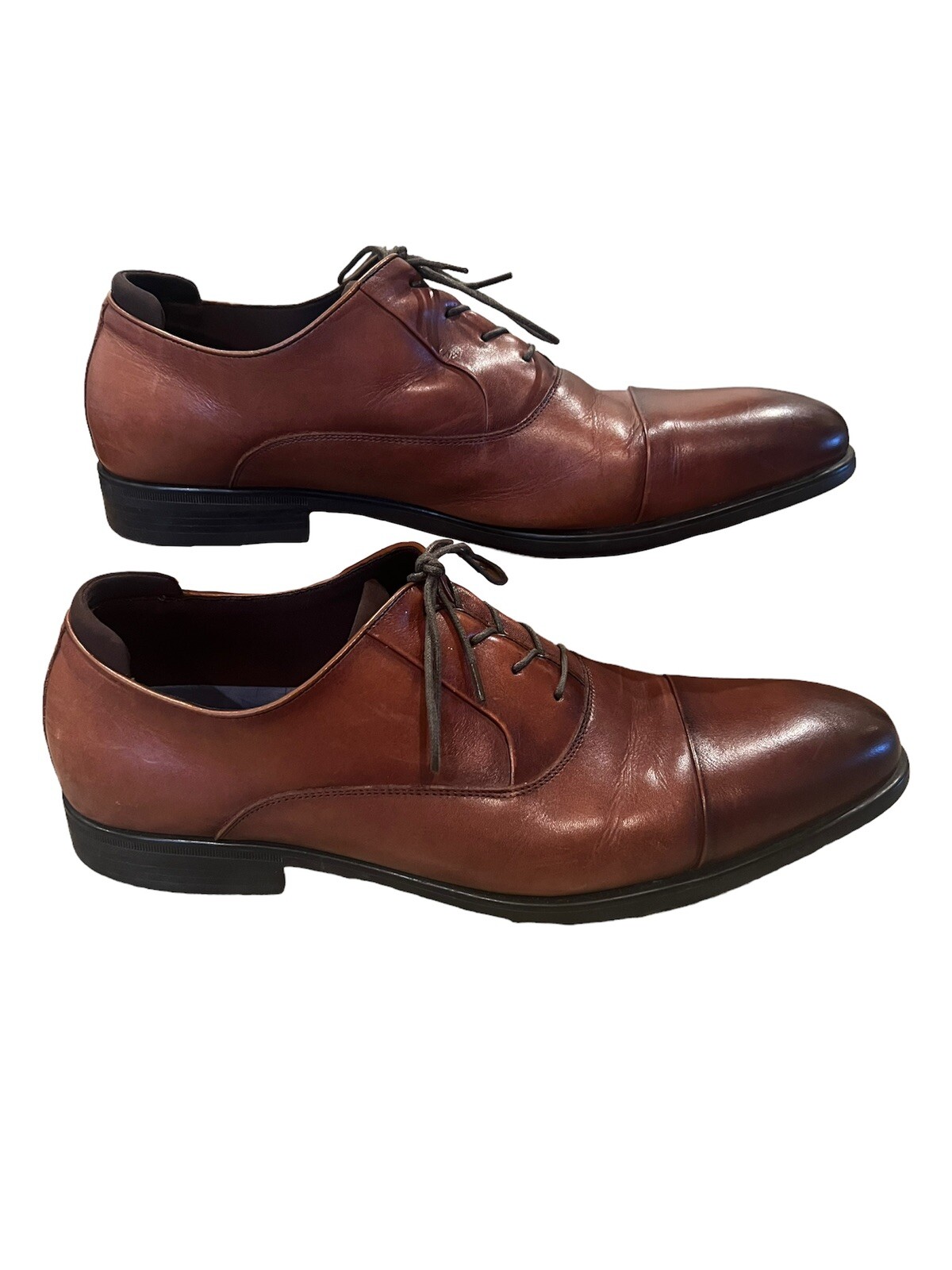 SAOLA Kenneth Cole REACTION Edge Flex stringate Oxford scarpe eleganti cognac uomo 12 M