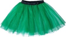 Green Tutu for Women and Big Girls,St.Patrick'S Day Green Shamrock Tutu Skirts,H