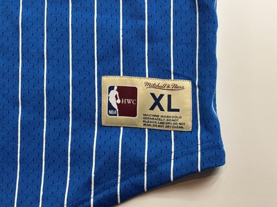 Maillot NBA Mitchell & Ness Shaquille O'Neal Orlando Magic - Taille L, Bleu Royal, édition HWC