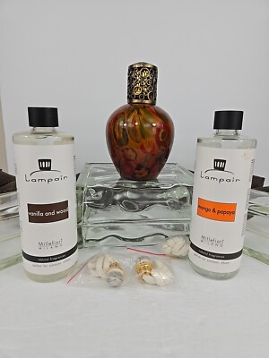 Lampair Fragrance Lamp Oils, 3 Wicks And Diffuser Millefiori Milano Lot Of 6 New