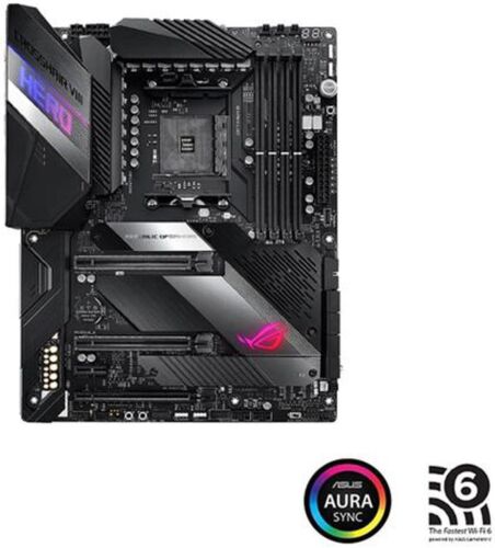 ASUS AMD AM4 ROG X570 Crosshair VIII Hero (Wi-Fi) ATX Motherboard WiFi 6 - Picture 2 of 7