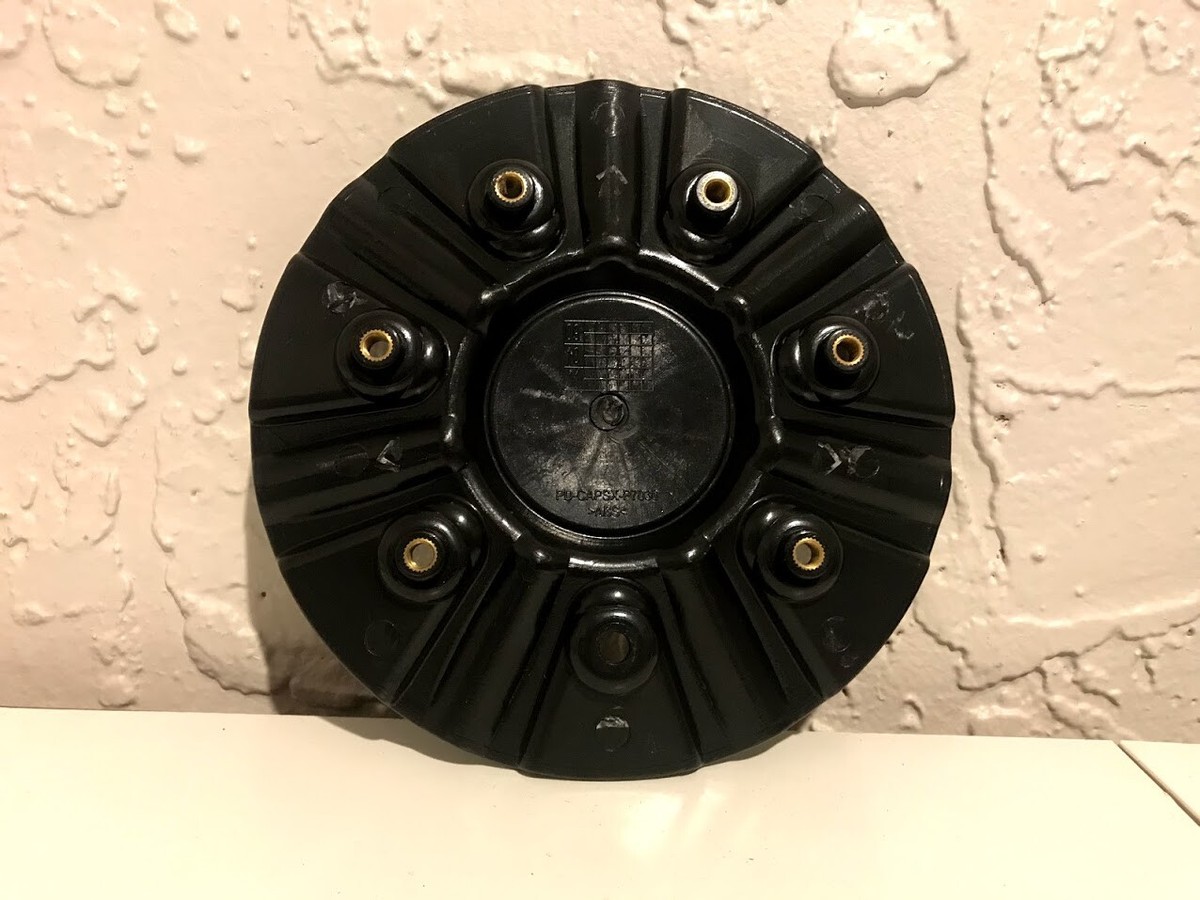 Custom Kurv Black Wheels Rim Center Cap Part # PD-CAPSX-P7030 (1
