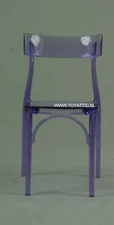 Vitra sized miniature chair for Barbie scale 1:6 italian colico design purple
