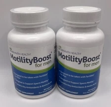 2x Fairhaven Health, MotilityBoost for Men 60ct EACH. EXP : 2/26 FREE SHIPPING