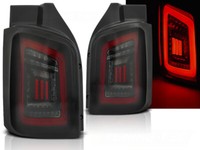 LED Lightbar RüCkleuchten FüR VW T5 Bus Bj. 03-15 Smoke FüR Heckklappe R.L.