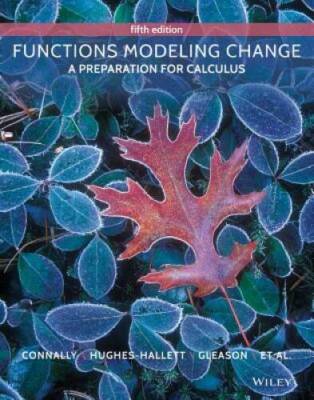 Functions Modeling Change: A Preparation for Calculus - Hardcover - GOOD