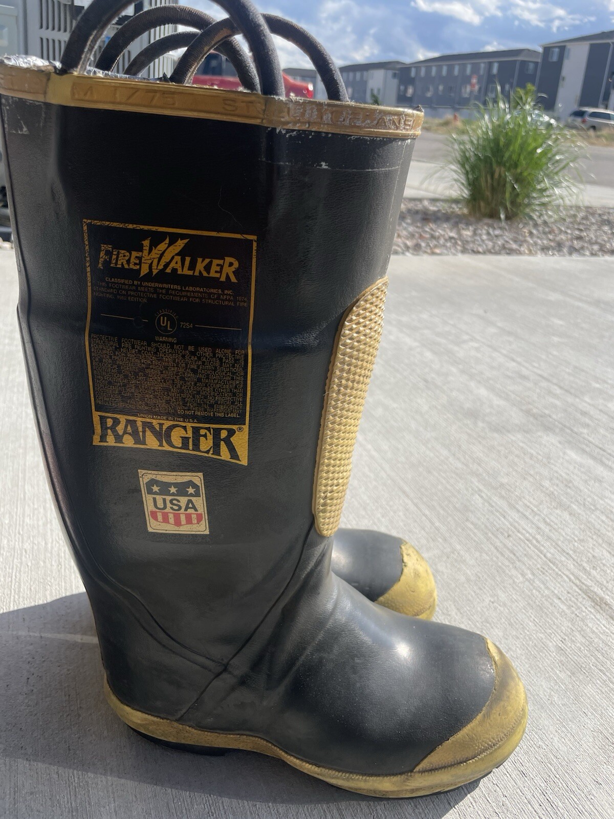 Fire Walker Structural Firefighting Boots Size 7 - image 2