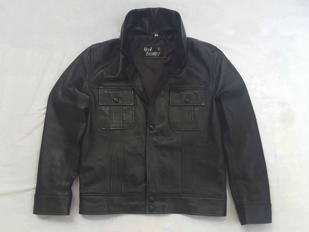 Elvis Presley 1968 Comeback special Lambskin black leather suit