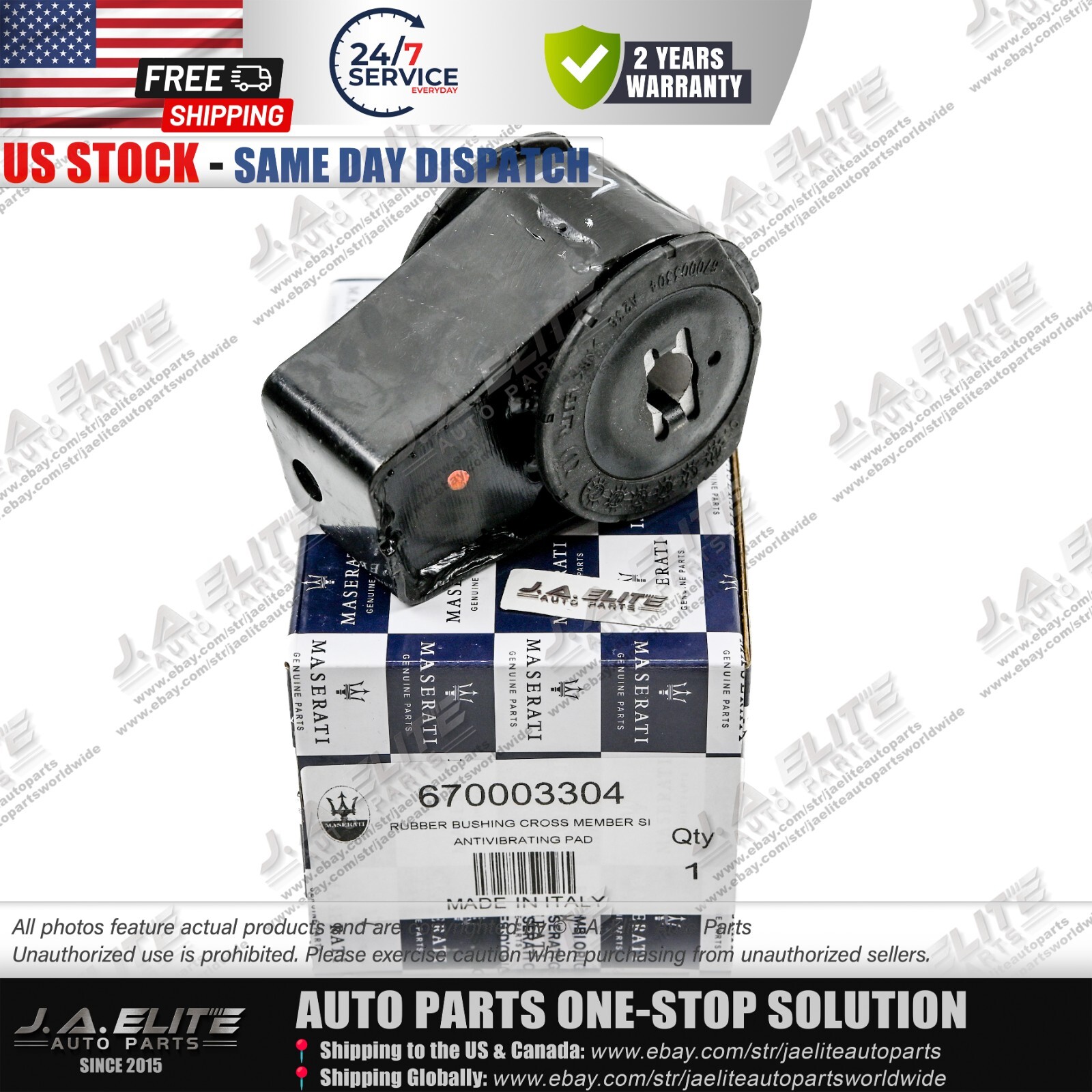 Genuine Antivibrating Pad, Differential parts for Maserati Ghibli Quattroporte