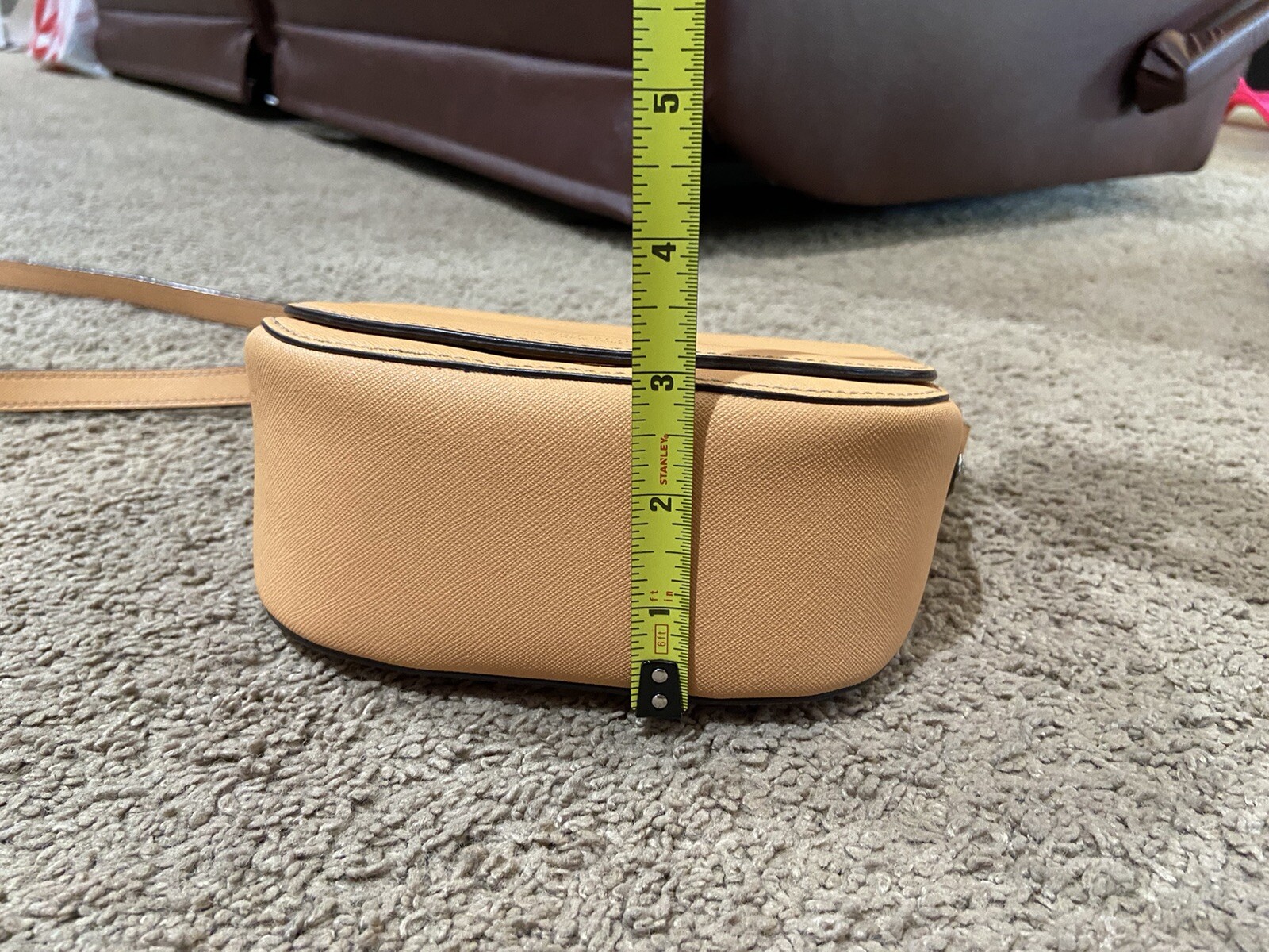 Henri Bendel W57th Mini Saddle Crossbody Bag in Gold … Gem