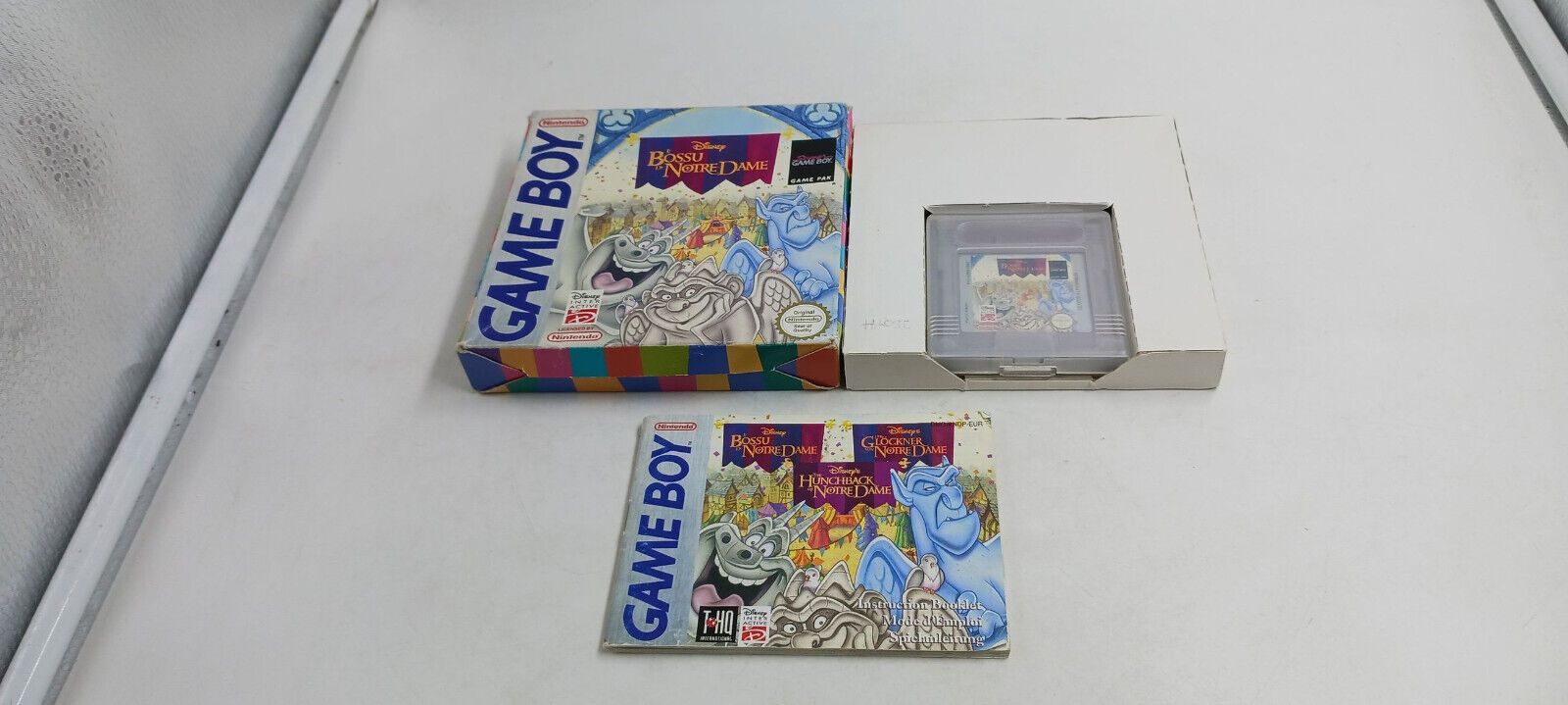Jeu Nintendo Game Boy Gameboy Disney Le Bossu de Notre Dame complet