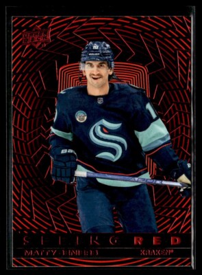 2023-24 Upper Deck Seeing Red Matty Beniers Seattle Kraken #SR-1