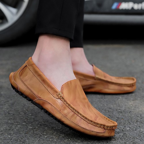 Retro MENS Moccasins Casual Shoes Flat 