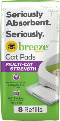 Purina Tidy Cats Cat Litter 8 Count (Pack of 1), Cheezy Craze - Cheese Blend 