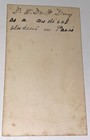 Rare Antique American Civil War Vet & Doctor Day Paris France Medical CDV Photo! — photo 5