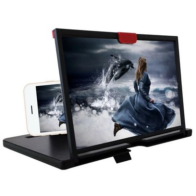 3D Phone/Tablet Screen Magnifier for Videos and Movies, and Stand