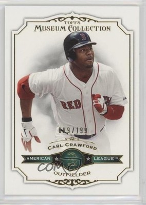 2012 Topps Museum Collection Green 89/199 Carl Crawford #11 4jy