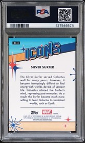 2025 TOPPS CHROME MARVEL MARVEL ICONS #MI4 SILVER SURFER PSA 10 CGC VGA NES SNES