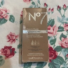 No 7 LATTE Match Made Custom Blend Foundation...