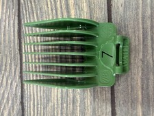 Wahl Clipper Replacement Guide Comb 7 Green 7/8" 22mm Made In USA Durable ABS Ma