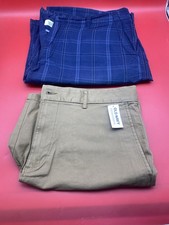 Lot of 2 Old Navy Men's Shorts Size 36 Blue and Khaki NWT Casual