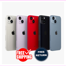 Apple iPhone 14 Unlocked 128GB/256GB - Midnight, Blue, Yellow, Purple