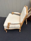 67530  Pair of Chateau D AX  Italian Louis XV Style Armchairs in Cream — photo 3