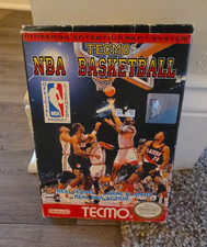 Tecmo Tecmo NBA Basketball NES N7 Chip And Original Box